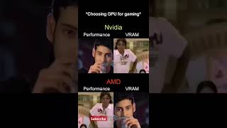 AMD vs NVIDIAAMD NVIDIA graphicscard136gaming vram [upl. by Brott674]