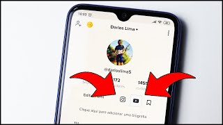 Como colocar CONTA do INSTAGRAM E YOUTUBE no TIKTOK [upl. by Notnerb514]