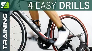 These 4 Exercises Will Improve Your Pedaling Efficiency How To Pedal On The Bike [upl. by Ecirtel]