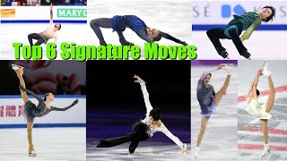 Top 6 Figure Skating Signature Moves Fanimaginative Dialogues [upl. by Levesque]