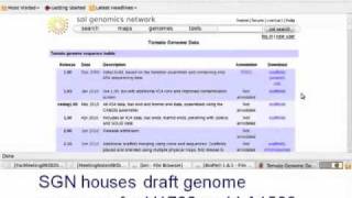 Sequencing Resources  Sol Genomics Network SGN [upl. by Candless]