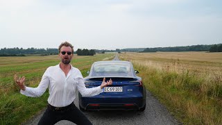 NY TRACK TESLA MODEL 3 PERFORMANCE  FØRSTE “ÆRLIGE” TEST I DK [upl. by Kulsrud]