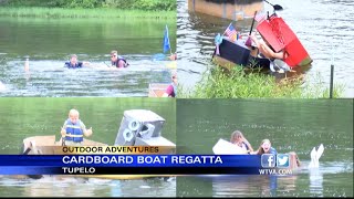 Outdoor Adventures with Chelsea Cardboard Boat Regatta [upl. by Sutsuj979]