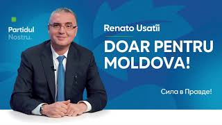 Renato Usatîi  DOAR PENTRU MOLDOVA 🇲🇩❤️✌️ [upl. by Rennat]