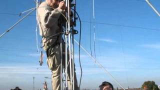 Installation antenne  antenna cubical QUAD 3Elements PKW 101520m [upl. by Ellivnarg48]