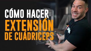 🔴Extensión de CUADRICEPS en MAQUINA Manual de instrucciones 🤓 [upl. by Koch547]