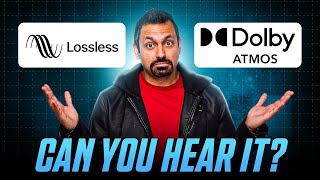 Lossless v Lossy Dolby Atmos  Binaural Home Theater Test [upl. by Thorlay9]