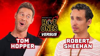 The Umbrella Academys Tom Hopper vs Robert Sheehan  Hot Ones Versus [upl. by Eustatius]