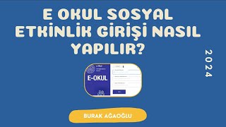 SOSYAL ETKİNLİK GİRİŞİ NASIL YAPILIR SOSYAL SORUMLULUK PROGRAMI NEDİR [upl. by Eintirb877]