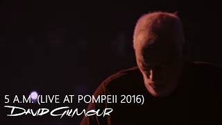 David Gilmour  5 AM Live At Pompeii [upl. by Omolhs]