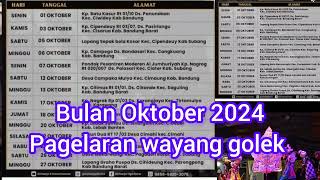 jadwal wayang golek dalang Yogaswara bulan Oktober [upl. by Anileva]