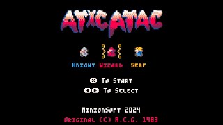 Pico8 Atic Atac V05 [upl. by Jacenta]