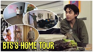 BTSs Home Tour Jimin V Jungkook RM JHope [upl. by Ojoj]