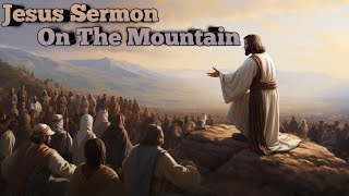 Jesus Sermon On the Mountain  AI Animation [upl. by Ogait510]