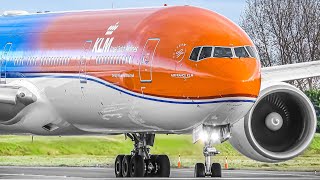 200 CLOSE UP TAKEOFFS and LANDINGS in 2 HOURS  Amsterdam Airport Schiphol Plane Spotting AMSEHAM [upl. by Eiloj]