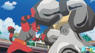 Torracat evolves into Incineroar  Episode 145  Pokemon Sun and Moon AMV [upl. by Eybba]