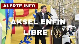 ALERTE INFO  LIBÉRATION DE AKSEL BELLABBACI [upl. by Aon]