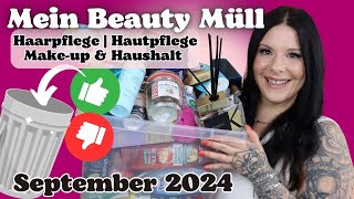 Das habe ich AUFGEBRAUCHT 🗑️♻️ im September 2024  Hautpflege  Haarpflege  Makeup amp Haushalt [upl. by Gluck]