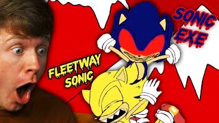 SONICEXE vs FLEETWAY SONIC in the ULTIMATE FIGHT [upl. by Akcinehs]