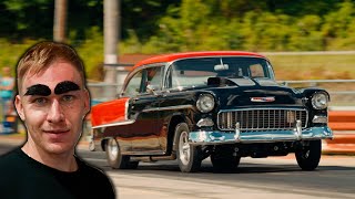 I let CJ Drive my Nitrous Big Block 55 Chevy [upl. by Siari]