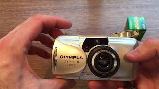 OLYMPUS MJU ii Stylus Epic ZOOM 80 Quick Overview amp Loading [upl. by Odel]