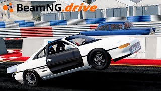 Drag Racing The BoostedBoiz MR2  BeamNGdrive [upl. by Osnofla]