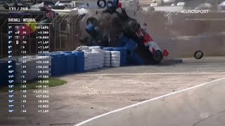 Huge Crash For Toyota 7  1000 Miles Of Sebring 2022 [upl. by Stead]