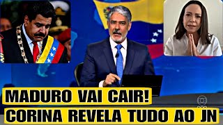 MADUR0 VAI CAIR CORINA MACHADO REVELA TUDO SOBRE A QUEDA E PRISÃO DO D1TAD0R da VENEZUELA VÍDEO [upl. by Dickens]