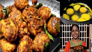 முட்டை வறுவல் சாதம் முதல் சப்பாத்தி வரை கலக்கல் combo  Egg Roast  Spicy Hand [upl. by Dlorej122]