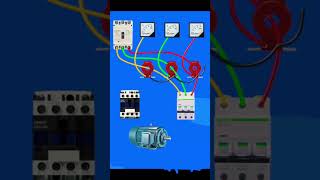 CT connection in motor with ampere meter electrician trendingshorts youtubevideo followforfollow [upl. by Okia]