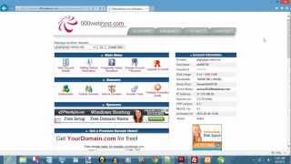 000webhost tutorial How to set up Filezilla with 00webhost [upl. by Melda]