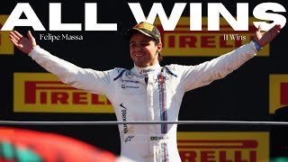 Felipe Massa  All 11 wins [upl. by Greerson279]