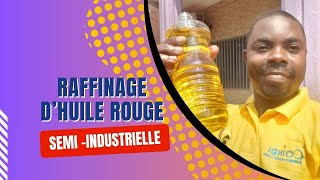 Raffinage dhuile rouge huile noix huilerouge huiledenoixdepalme [upl. by Iturk210]