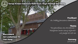 GKIN Online Landelijke Eredienst 17 maart 2024 olv ds Debby JanssensSahertian [upl. by Madora]