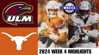 1 Texas vs ULM Arch Manning 1st Start  Full Game Highlights  2024 College Football Highlights [upl. by Leahicm735]