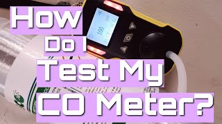 How do I test my CO Meter ⚠️REAL TEST⚠️ [upl. by Hawger]