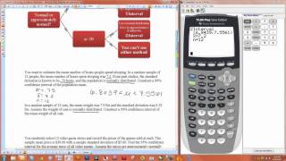 Using the TI84 to Find a Confidence Interval for a Population Mean ZInterval and TInterval [upl. by Nylannej]