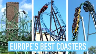 Top 25 Roller Coasters in Europe [upl. by Aret]