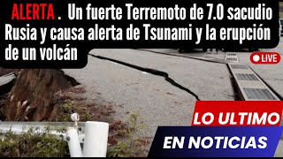 Un terremoto se registro este sabado en Rusia [upl. by Moclam]