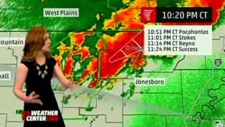 TWC Tornado Coverage 4272014 Part 9 1052pm [upl. by Etnahsal]