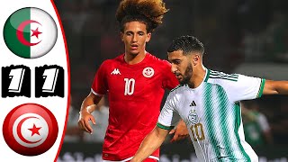 ملخص مباراة الجزائر وتونس 11 🔥 مباراة ودية 🔥 دربي مثير 🔥 Algérie Vs Tunisie 11 Résumé 2023 [upl. by Labannah]