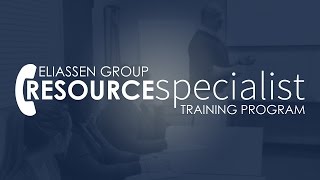 Resource Specialist Training Program Overview [upl. by Anaxor726]