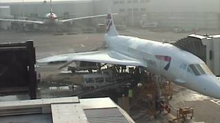 Concorde from Checkin incredibly fast takeoff inflight and arrivalsee sound barrier wave [upl. by Rima526]