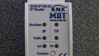 MDT IP KNX EIB Router  SCNIP10002 [upl. by Orlando]