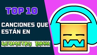 Top 10 Canciones Épicas de Geometry Dash  ¡Perfectas para Tus Niveles Parte 1 [upl. by Dopp]