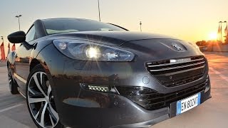 Peugeot RCZ Facelift Diesel  0100 amp driving footage [upl. by Ritchie32]