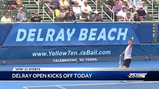 Worldclass tennis set to begin at Delray Beach Open this weekend [upl. by Zollie]