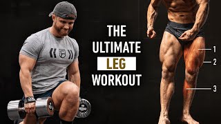 The Ultimate ScienceBased Leg Day For Muscle Growth 2023 [upl. by Afatsuom]