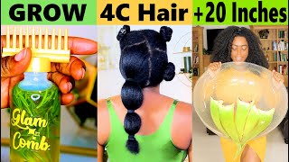 This Oil Is Scientifically Proven To Grow 4C Hair  FAST Hair Growth Oil 4C Hair Approved [upl. by Akla686]