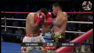 Breaking News Cain Sandoval Panalo Via 6th Round TKO Romero Duno Tiklop sa isang Body shot [upl. by Katushka]